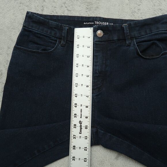 Chico's Platinum Jeans Women's Size 0.5 US-6 Mid-Rise Trouser Denim 30" Inseam - Picture 7 of 16